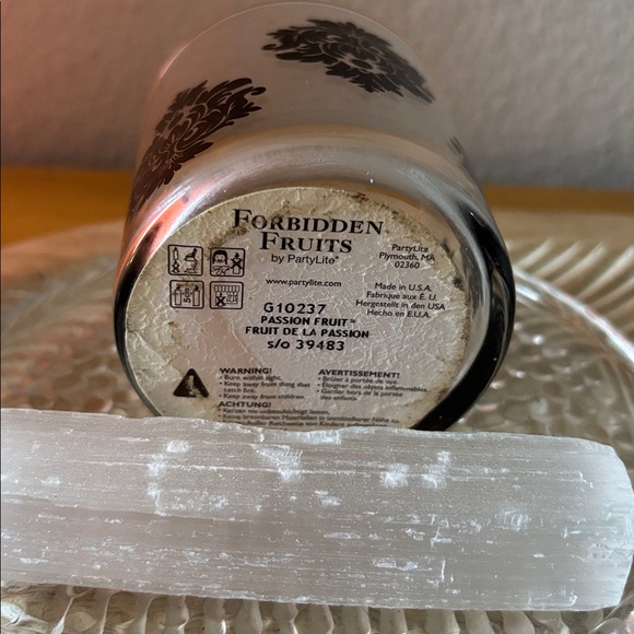 PartyLite Damask Glass Candle Holder - Picture 2 of 2